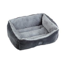 Dream Slumber Dog Bed Soft Comfortable Washable - 18-inch (Grey Stone)